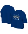 New Era Big Girls Blue Los Angeles Dodgers Flip Sequin Team T-shirt
