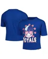 New Era Girls Youth  Royal Kansas City Royals Team Half Sleeve T-shirt In Royal