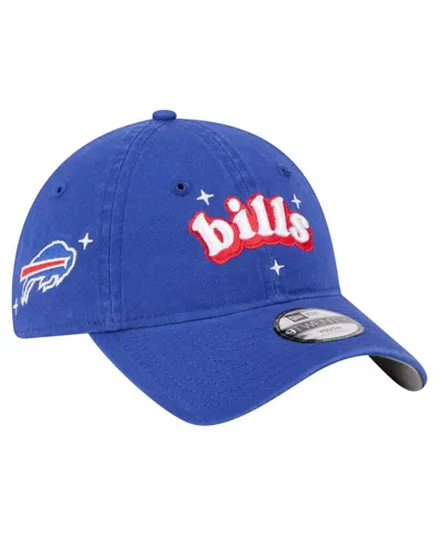 New Era Kids' Big Girls Royal Buffalo Bills Cheer 9twenty Adjustable Hat In Blue