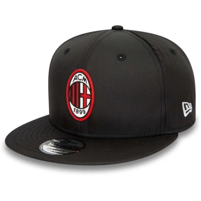 New Era Black Ac Milan Ripstop 9fifty Snapback Hat