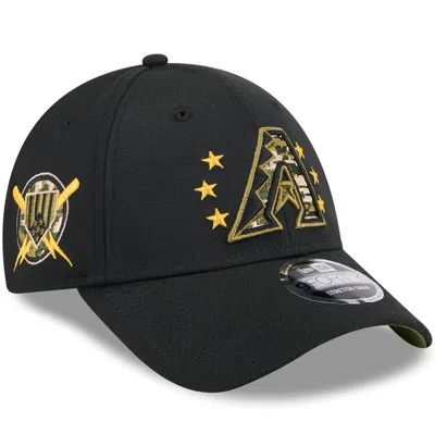 New Era Black Arizona Diamondbacks 2024 Armed Forces Day 9forty Adjustable Hat