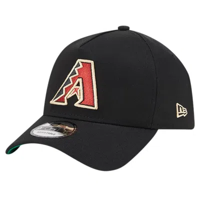 New Era Black Arizona Diamondbacks Team Color A-frame 9forty Adjustable Hat