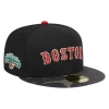 Shop New Era Black Boston Red Sox Metallic Camo 59fifty Fitted Hat