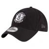 New Era Men's  Black Brooklyn Nets Team 2.0 9twenty Adjustable Hat In Black