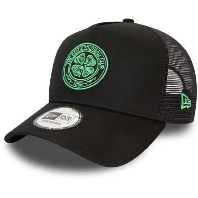 New Era Black Celtic Seasonal Color E-frame Adjustable Trucker Hat