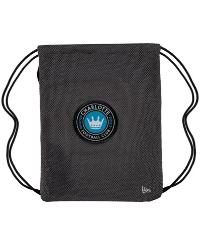 New Era Black Charlotte Fc Kick Off Gym Sack Bag