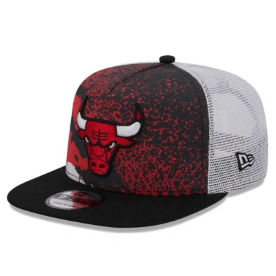 New Era Black Chicago Bulls Court Sport Speckle 9fifty Snapback Hat