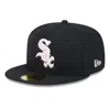 NEW ERA NEW ERA  BLACK CHICAGO WHITE SOX 2024 MOTHER'S DAY ON-FIELD 59FIFTY FITTED HAT