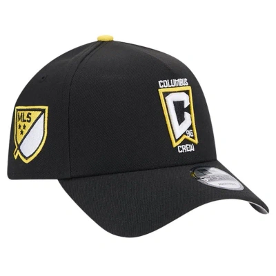 New Era Black Columbus Crew 2024 Kick Off Collection 9forty A-frame Adjustable Hat