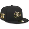 New Era Black Detroit Tigers 2024 Armed Forces Day On-field 59fifty Fitted Hat In Black
