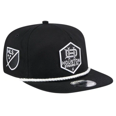 New Era Black Houston Dynamo Fc The Golfer Kickoff Collection Adjustable Hat