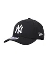 New Era Mens Navy 9forty New York Yankees Cotton-twill Cap In Black