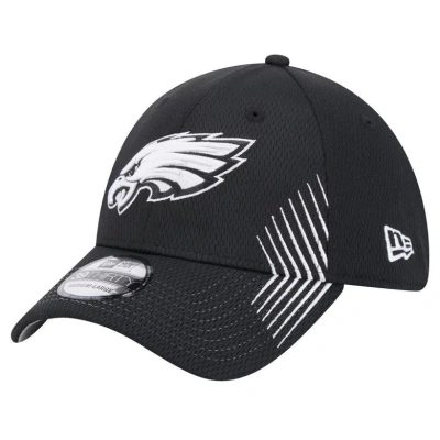 New Era Black Philadelphia Eagles Active 39thirty Flex Hat