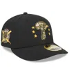 NEW ERA NEW ERA  BLACK PHILADELPHIA PHILLIES 2024 ARMED FORCES DAY LOW PROFILE 59FIFTY FITTED HAT