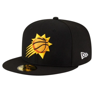 New Era Black Phoenix Suns Team 59fifty Fitted Hat