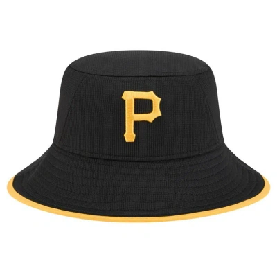 New Era Black Pittsburgh Pirates Game Day Bucket Hat
