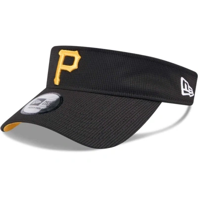 New Era Black Pittsburgh Pirates Gameday Team Adjustable Visor