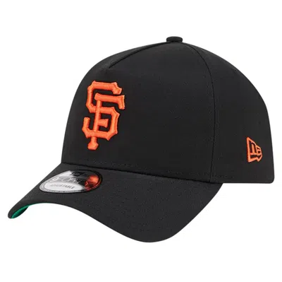 New Era Black San Francisco Giants Team Color A-frame 9forty Adjustable Hat