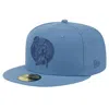 NEW ERA NEW ERA BLUE BOSTON CELTICS COLOR PACK FADED TONAL 59FIFTY FITTED HAT