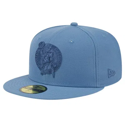 New Era Blue Boston Celtics Color Pack Faded Tonal 59fifty Fitted Hat ...