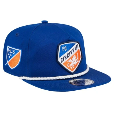 New Era Blue Fc Cincinnati The Golfer Kickoff Collection Adjustable Hat