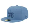 NEW ERA NEW ERA BLUE PHILADELPHIA 76ERS COLOR PACK FADED TONAL 59FIFTY FITTED HAT