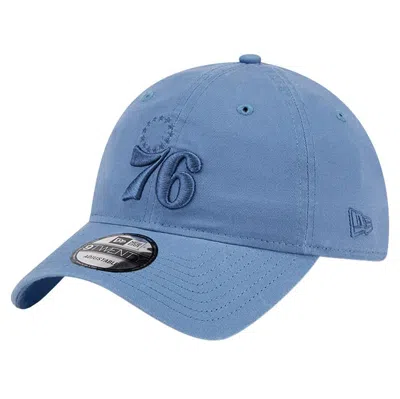 New Era Blue Philadelphia 76ers Colorpack Tonal 9twenty Adjustable Hat