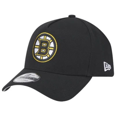 New Era Boston Bruins  Bruins 9forty A-frame Primary Cap In Black