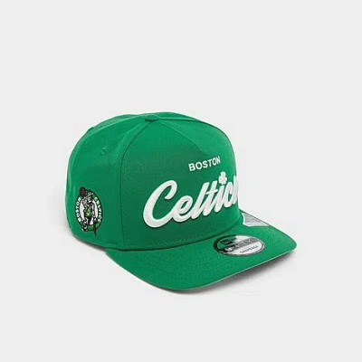 New Era Boston Celtics Nba Local Play 9fifty A-frame Snapback Hat In Green