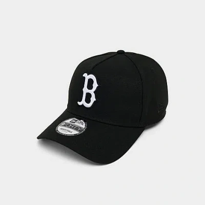 New Era Boston Red Sox Mlb 9forty A-frame Monochrome Snapback Hat In Purple