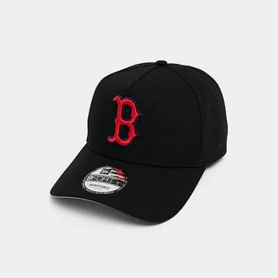 New Era Boston Red Sox Mlb Dual Tone 9forty A-frame Snapback Hat In Black