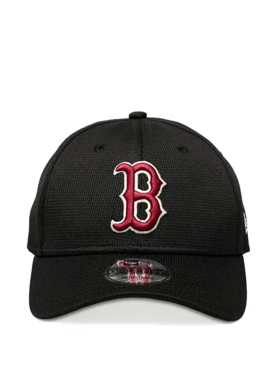 New Era Boston Red Sox Pivot Knit 9forty Cap In Black