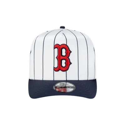 Pre-owned New Era Boston Red Sox Satin Pinstripe Snapback 'white' | Men's Size Onesize