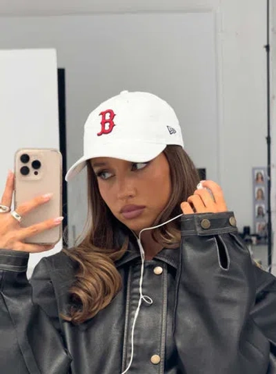 New Era Boston Redsox 9twenty Hat In White