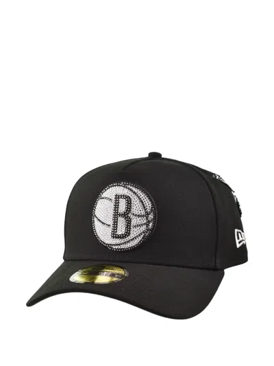 New Era Brooklyn Nets 59forty Baseball Cap In Black