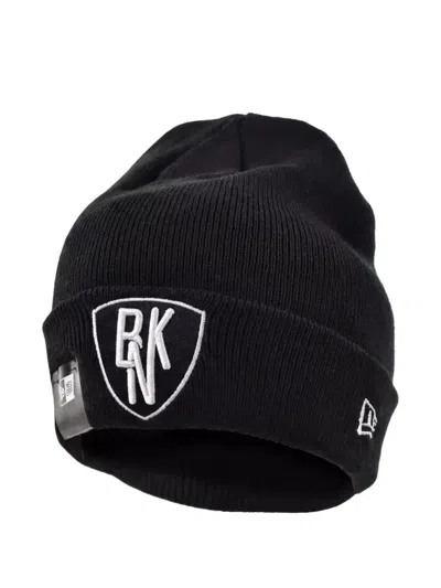 New Era Brooklyn Nets Deceptor Beanie Hat In Black