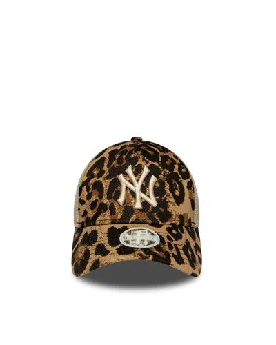 New Era Brown Animal Print Baseball Hat
