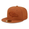 NEW ERA NEW ERA BROWN BALTIMORE RAVENS COLOR PACK 59FIFTY FITTED HAT