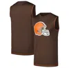 New Era Brown Cleveland Browns Tank Top In Brown