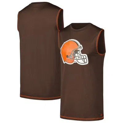 New Era Brown Cleveland Browns Tank Top