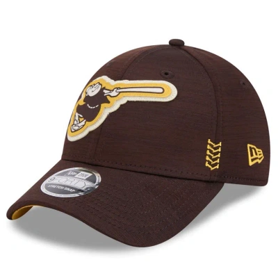 New Era Brown San Diego Padres 2024 Clubhouse 9forty Adjustable Hat