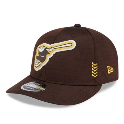 New Era Brown San Diego Padres 2024 Clubhouse Low Profile 59fifty Snapback Hat