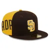 NEW ERA NEW ERA BROWN/GOLD SAN DIEGO PADRES GAMEDAY SIDESWIPE 59FIFTY FITTED HAT