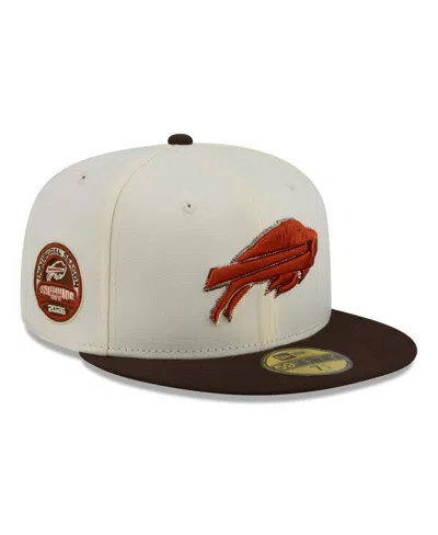 New Era Buffalo Bills 59fifty Pumpkin Spice Fitted Cap In Gray