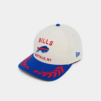 New Era Buffalo Bills Nfl 2025 Draft 9forty M-crown A-frame Snapback Hat In White
