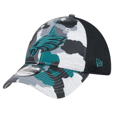 New Era Men's  Camo, Black Philadelphia Eagles Active 39thirty Flex Hat In Camo,black