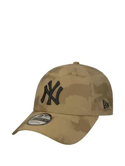 New Era Camouflage-printed Cap In Brown
