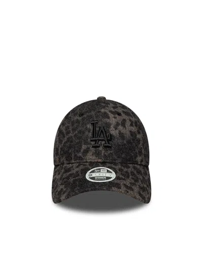 New Era Cap 60915728 Leopard-print Baseball Cap In Black