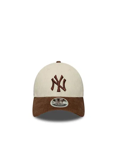 New Era Cap 60915868 Ribbed Corduroy Baseball Cap In Beige
