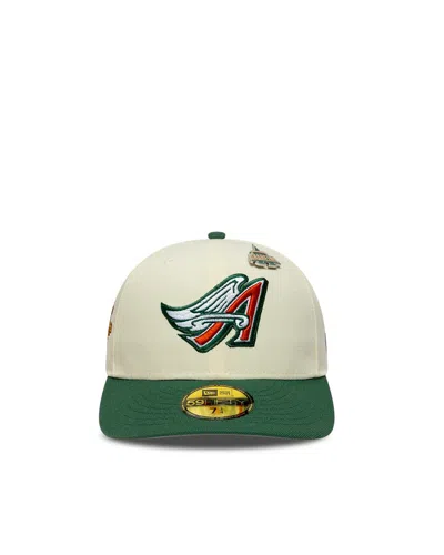 New Era Cappellino 59fifty La Angels Mlb Dark Green In Gray